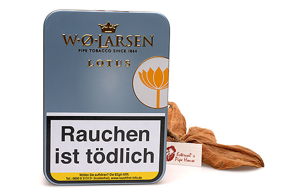 W.Ø. Larsen Lotus Pipe tobacco 100g Tin W.Ø. Larsen Lotus Pipe tobacco 100g Tin